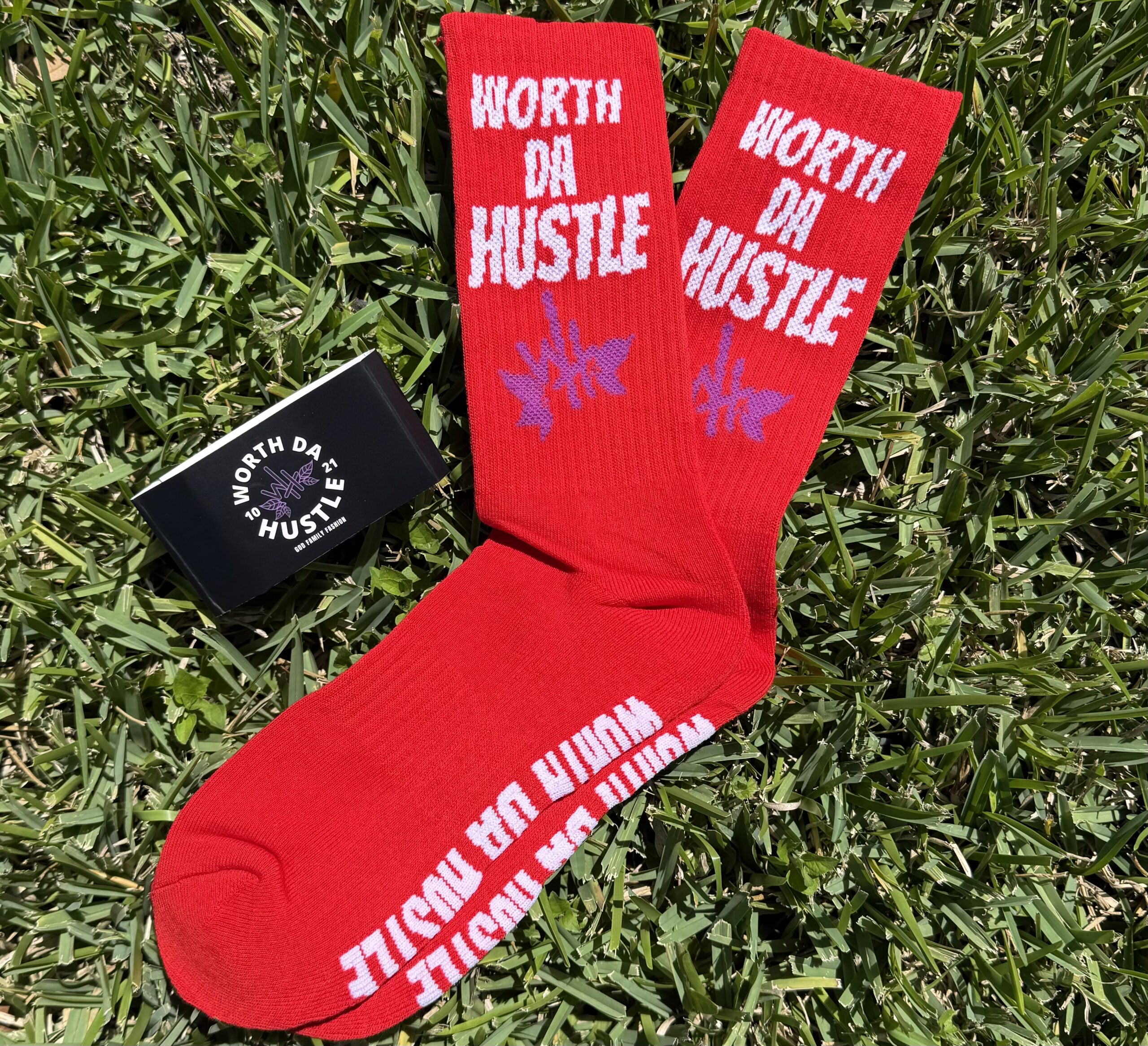 WDH SOCKS- RED
