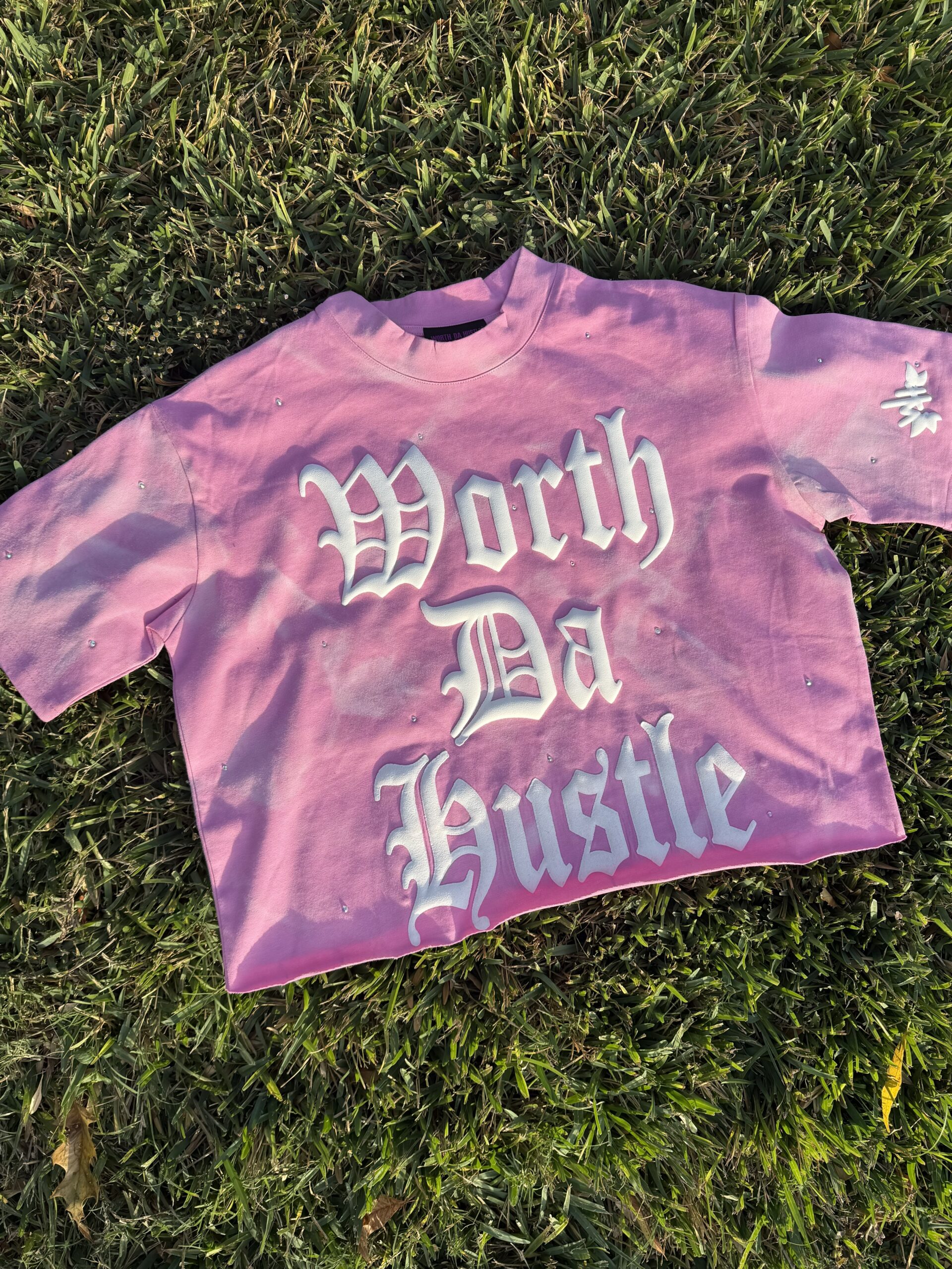 UNISEX CROPPED TEE -PINK